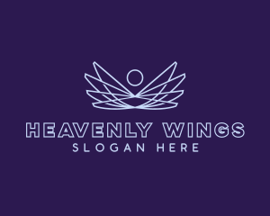 Heavenly Archangel Wings logo design