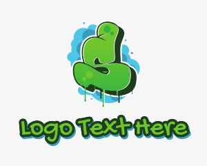 Graffiti - Graffiti Letter S logo design
