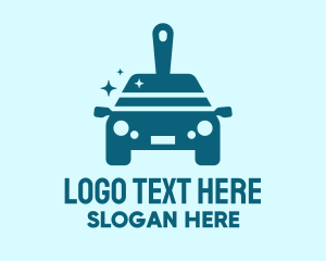 Blue - Clean Car Wash logo design