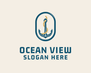 Anchor Rope Marine logo design