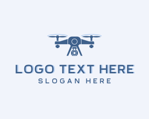 Videographer - Drone Camera Videography logo design