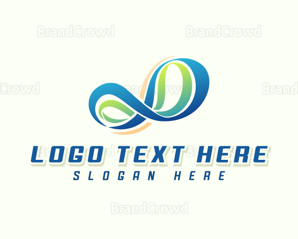 Digital Infinity Loop Logo