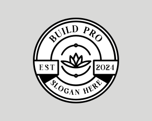 Emblem - Lotus Company Brand logo design