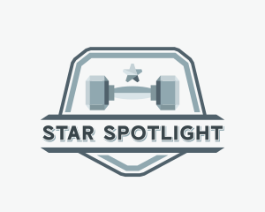 Barbell Star Athletics logo design