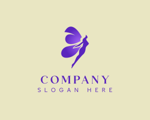 Magical - Purple Mystical Fairy logo design