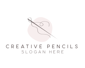 Needle Thread Sewing logo design