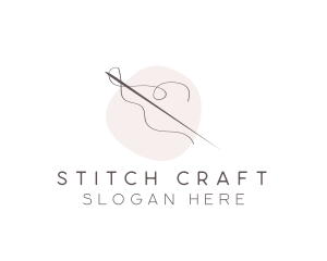 Needle - Needle Thread Sewing logo design