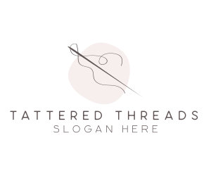 Needle Thread Sewing logo design