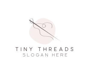 Needle Thread Sewing logo design