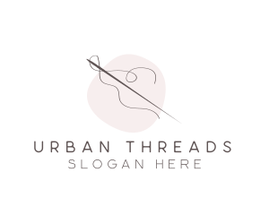 Needle Thread Sewing logo design