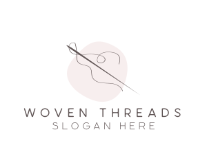 Needle Thread Sewing logo design