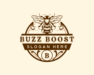 Bee Honey Apiary logo design