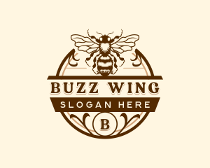 Bee Honey Apiary logo design