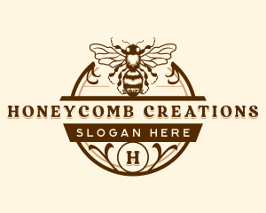 Bee Honey Apiary logo design