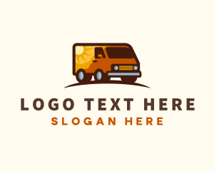 Delivery Service - Sun Van Delivery logo design