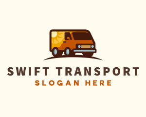 Sun Van Delivery logo design