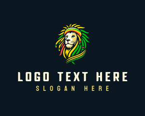 Lion Reggae Rasta Logo