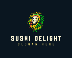 Lion Reggae Rasta Logo