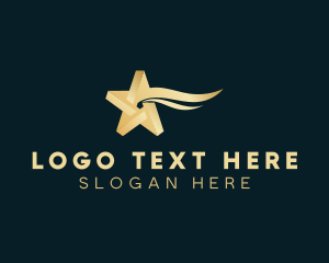 Event Planner - Shooting Star Feather logo design