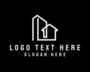 Office Space - Property Housing Apartment logo design