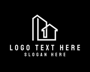 Construction - Property Housing Apartment logo design