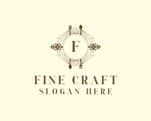 Cutlery Fine Dining logo design