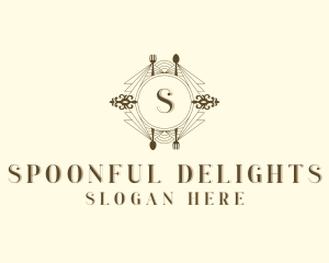 Cutlery Fine Dining logo design