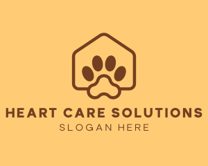 Pet Paw Vet Care Kennel logo design