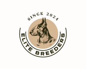 Bull Terrier Pet logo design