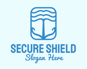Safety - Wave Anchor Badge logo design