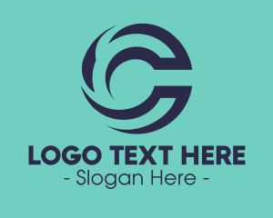 Letter C - Internet Browser Letter C logo design