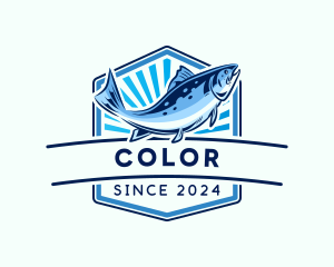 Fisherman - Fish Aquatic Fishing logo design