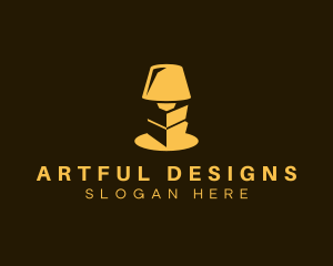 Interior Design Lamp logo design