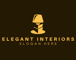 Interior - Interior Design Lamp logo design