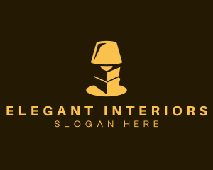 Interior Design Lamp logo design