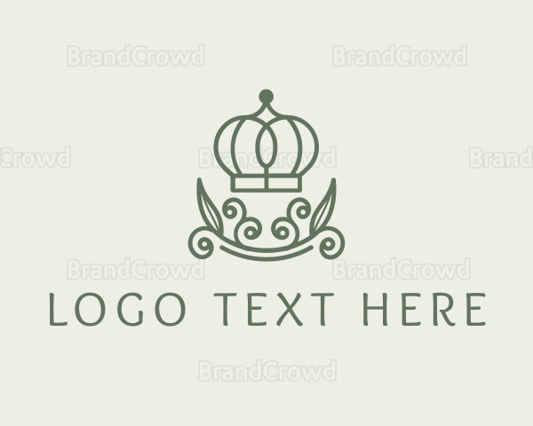 Green Wreath Crown Logo