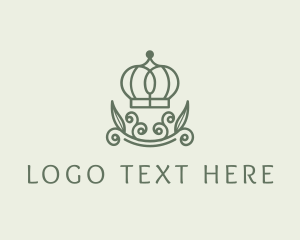 Green Wreath Crown Logo