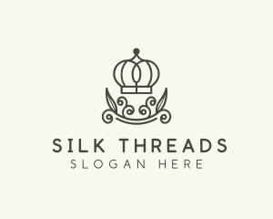 Green Wreath Crown logo design