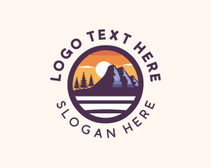 Vacation - Mountain Nature Park logo design