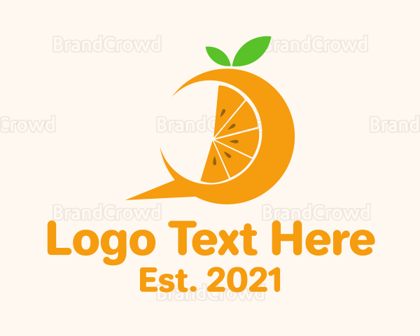 Orange Slice Chat Logo