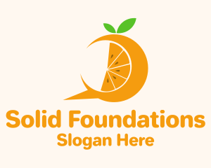 Orange Slice Chat Logo