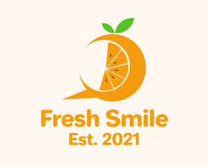 Orange Slice Chat logo design