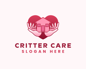 Home Care Heart logo design