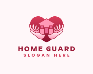 Home Care Heart logo design