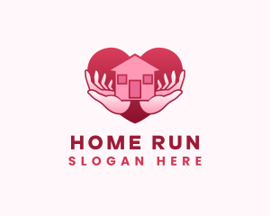 Home Care Heart logo design