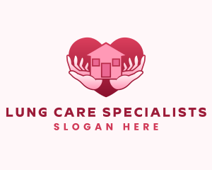 Home Care Heart logo design