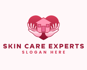 Home Care Heart logo design