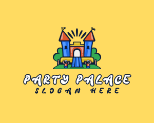 Bouncy Castle Playground logo design