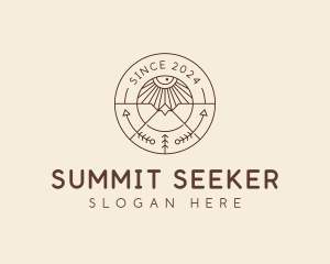 Arrow Mountain Summit logo design