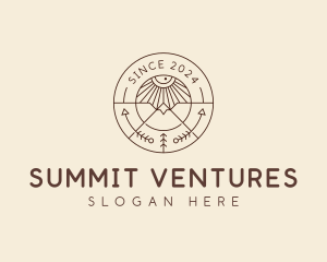 Arrow Mountain Summit logo design